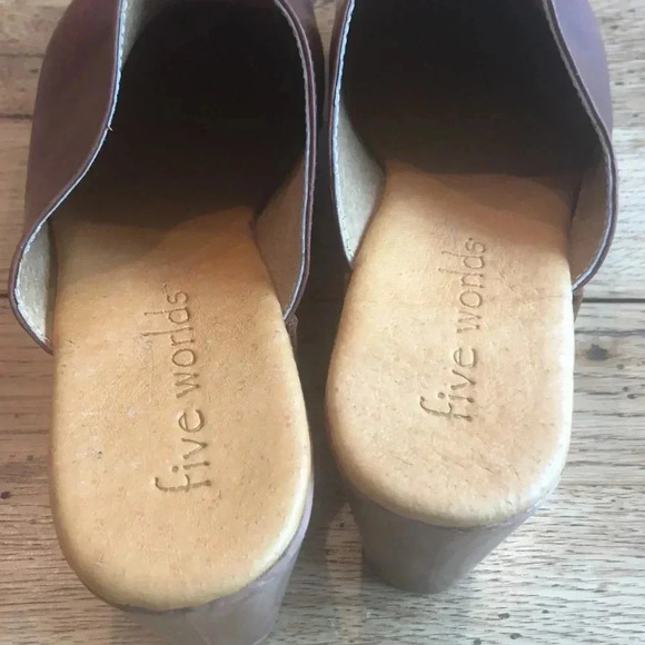 Five Worlds Cordani Zorba Platform Clogs. Size 11 - Picture 6 of 11